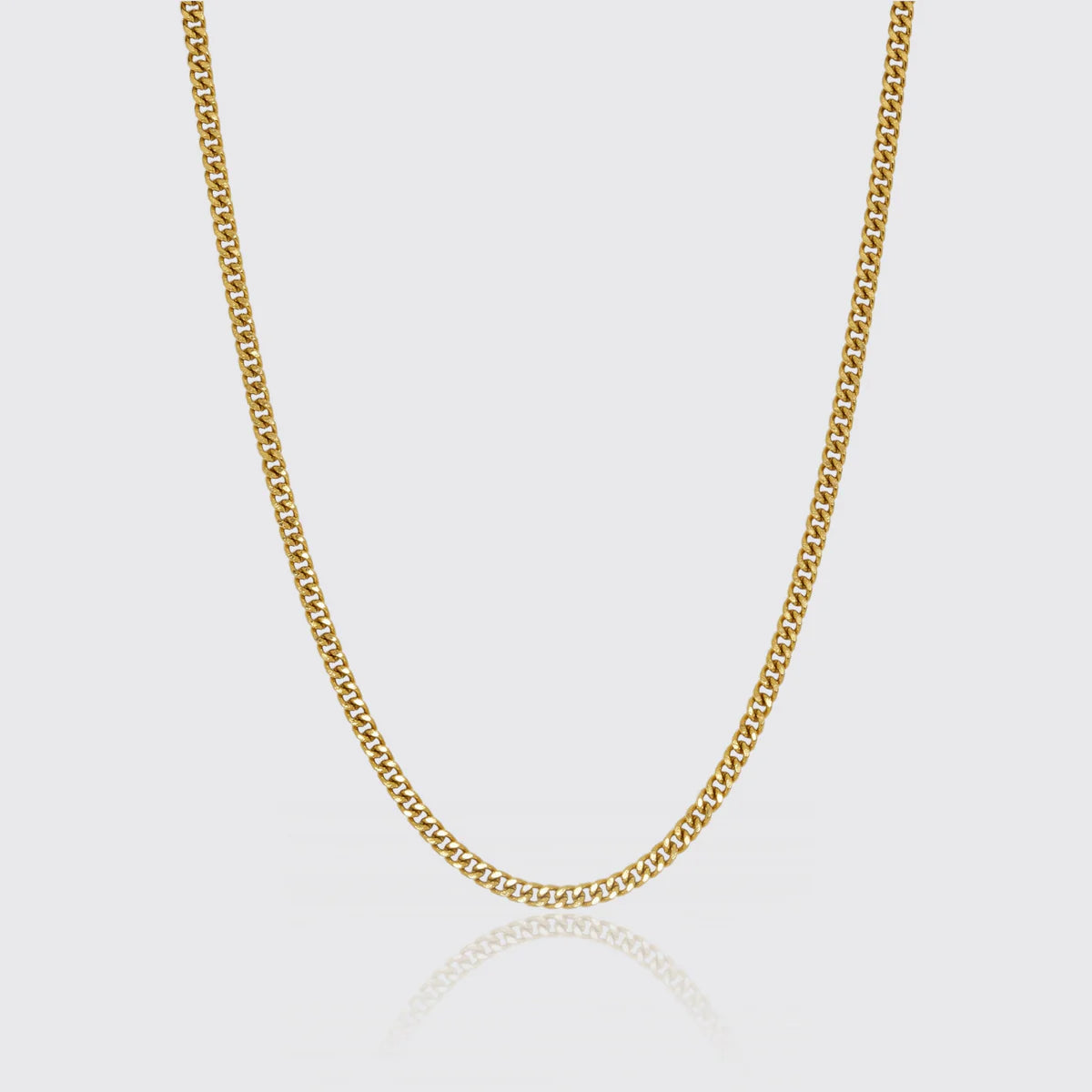 3MM CUBAN CHAIN - GOLD