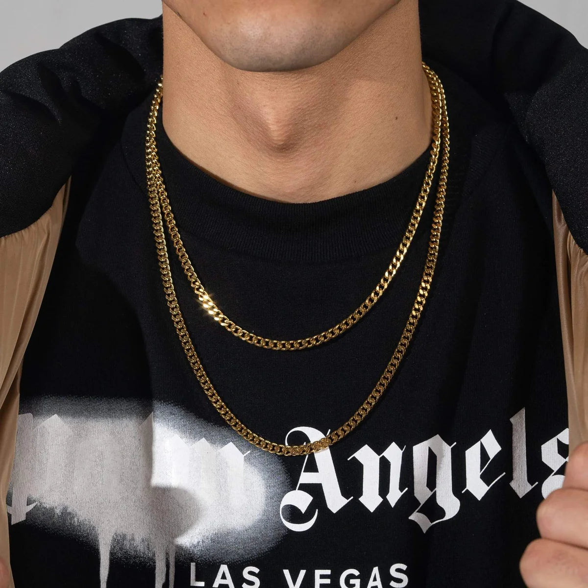 3MM CUBAN CHAIN - GOLD