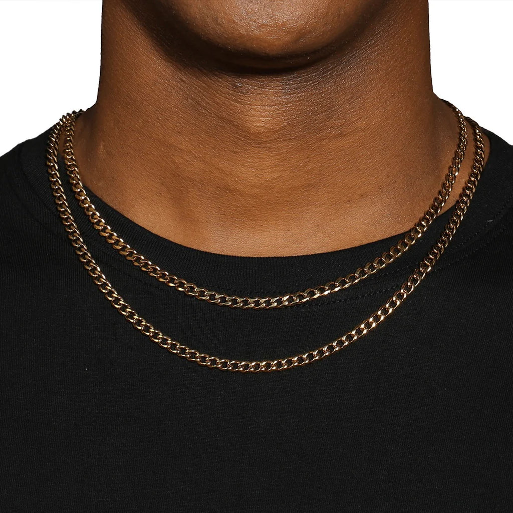 6MM CUBAN CHAIN - GOLD PLATED