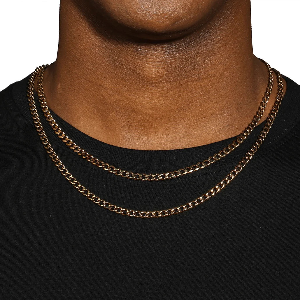 6MM CUBAN CHAIN - GOLD PLATED