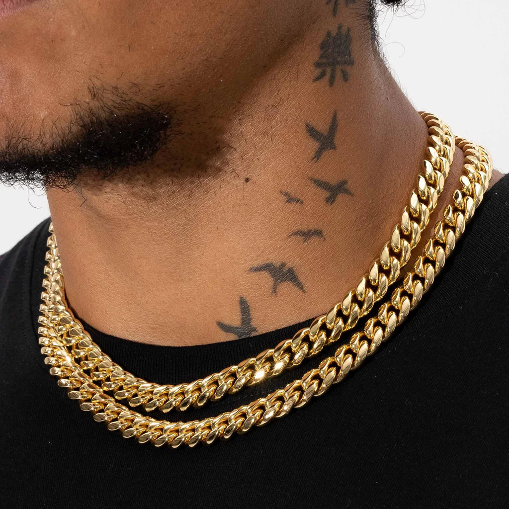10MM CUBAN CHAIN - GOLD
