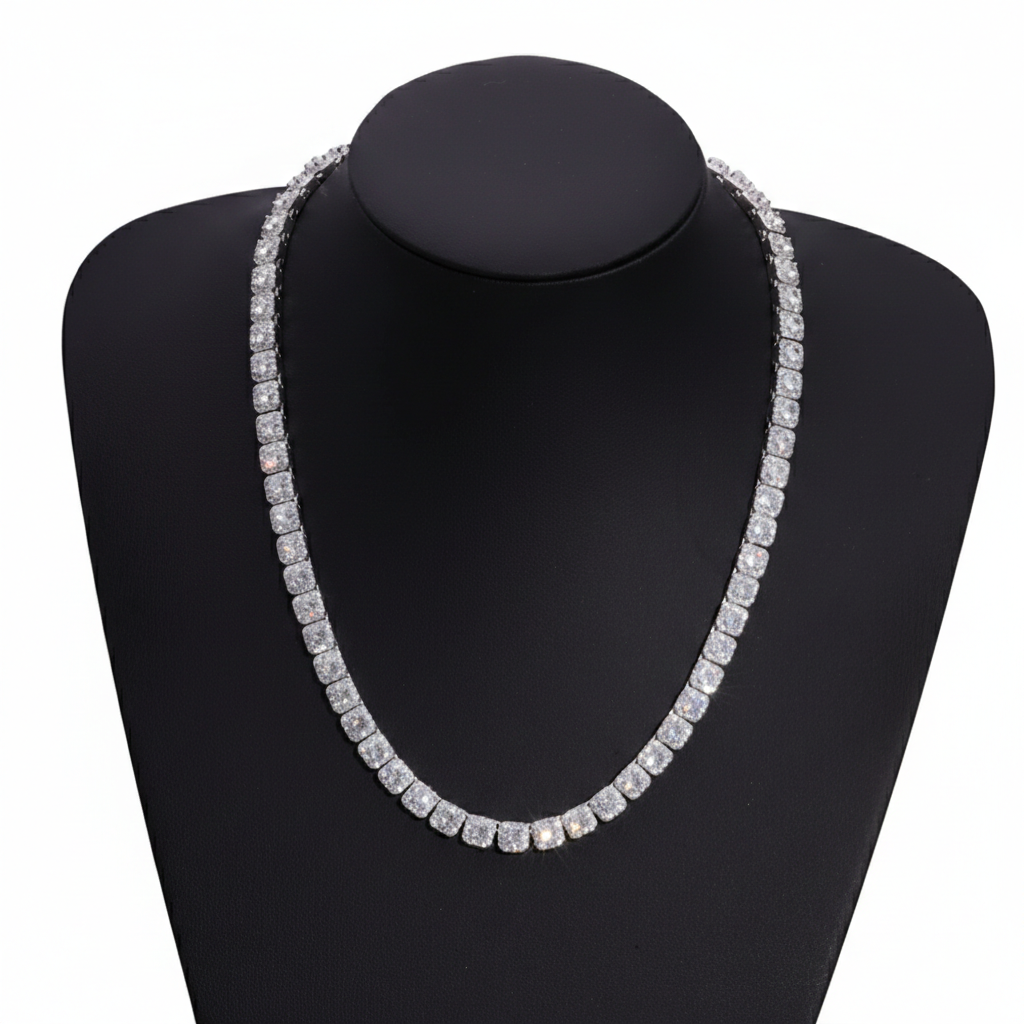 10MM CLUSTERED TENNIS BRACELET